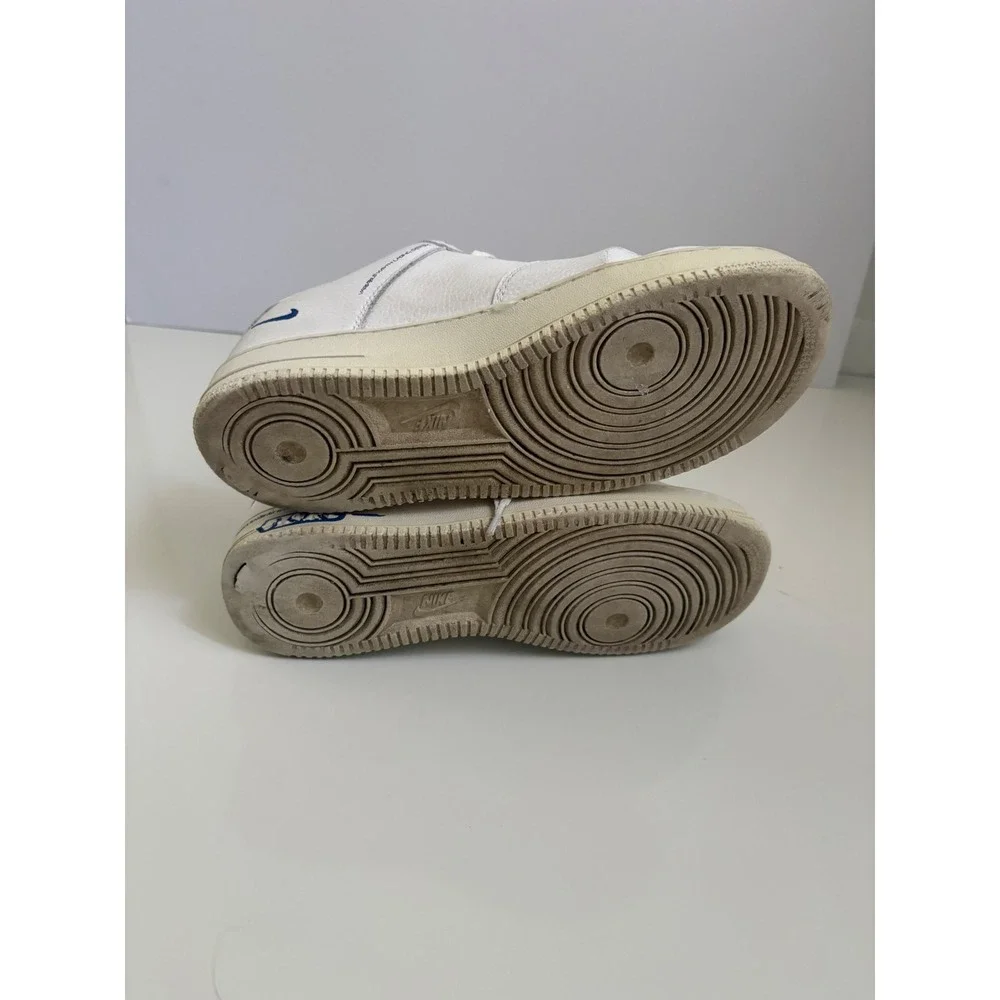 Nike Air Force 1 Low Sketch White Royal Blue CW7581-100 Mens Size 8